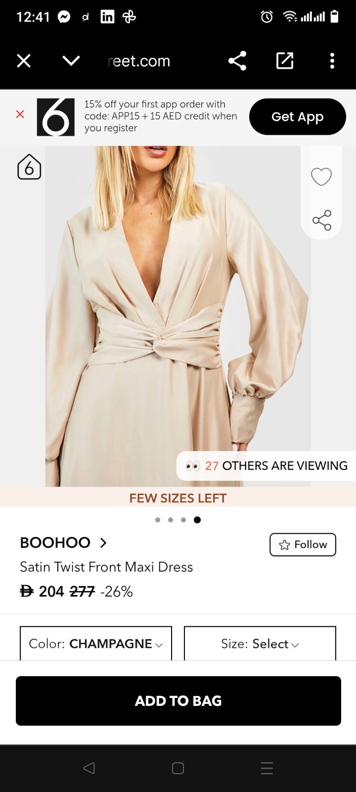 Robe soirée 