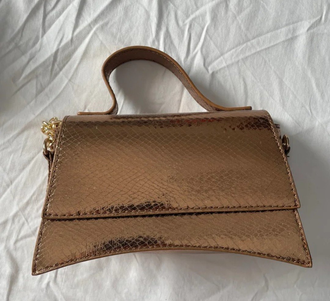 Sac à bandoulière bronze 