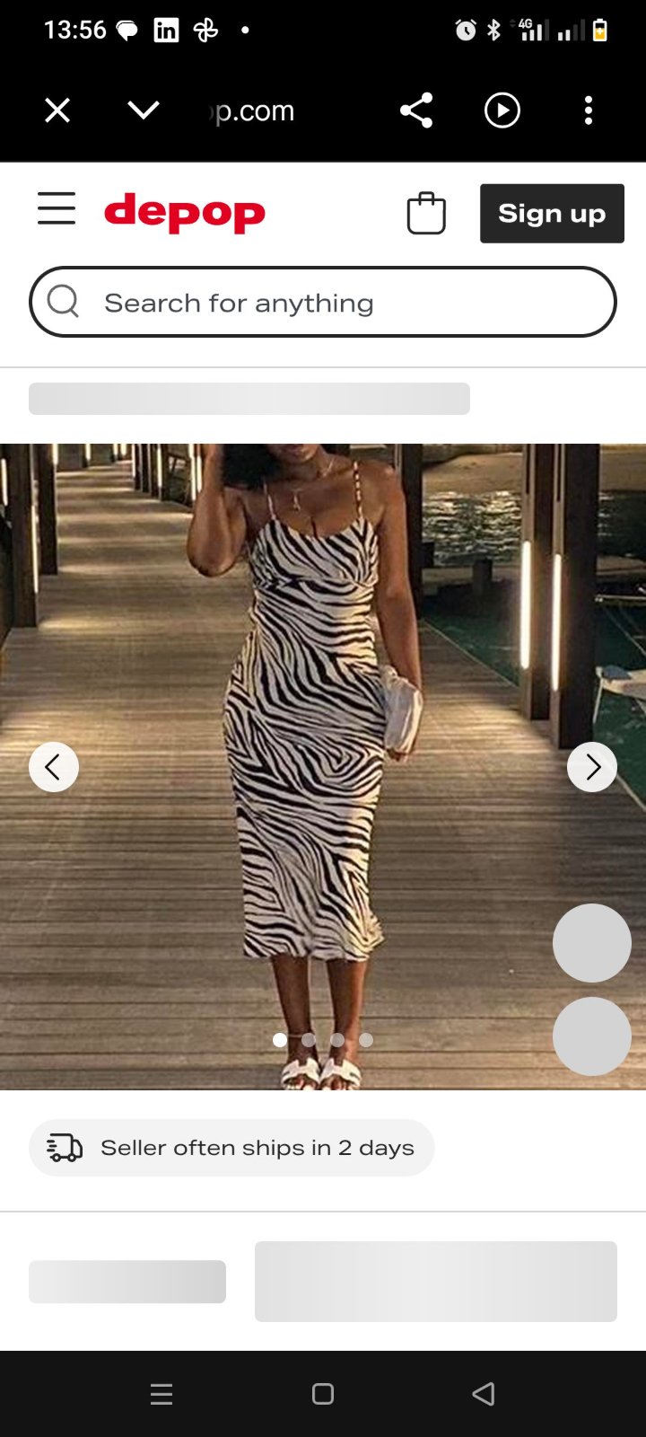 Robe satin 