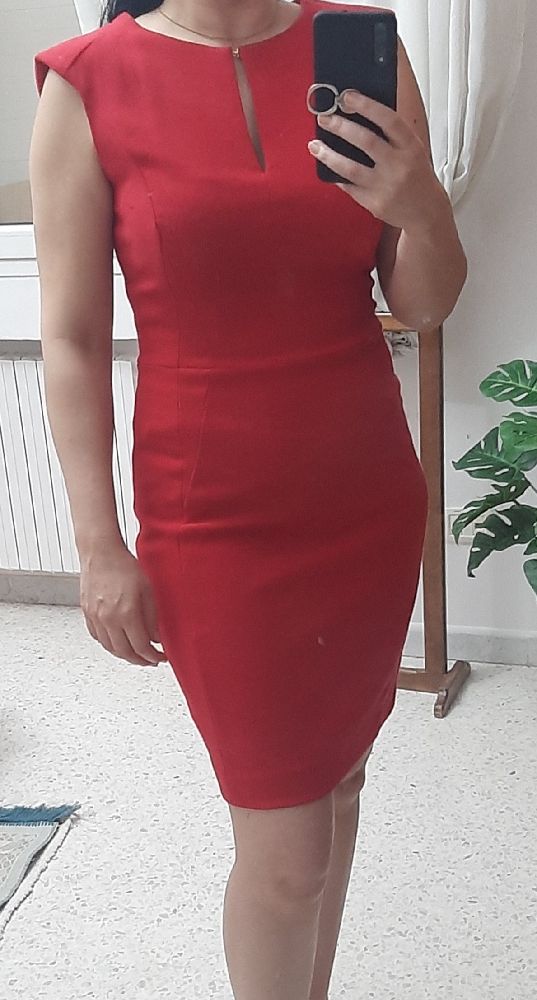 Robe mango rouge