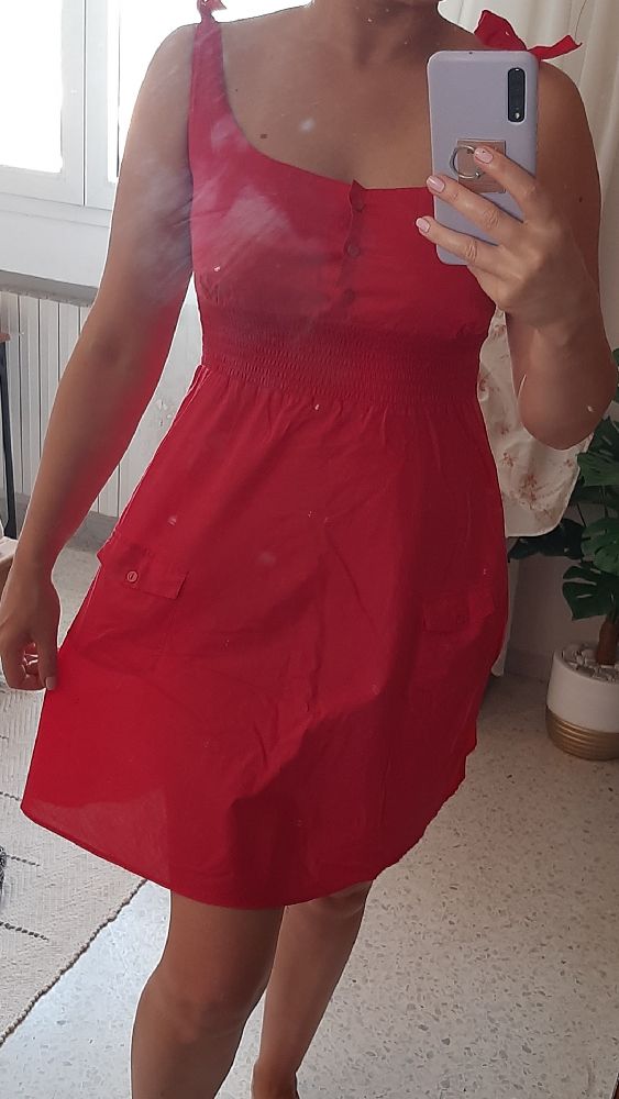 robe rose fushia