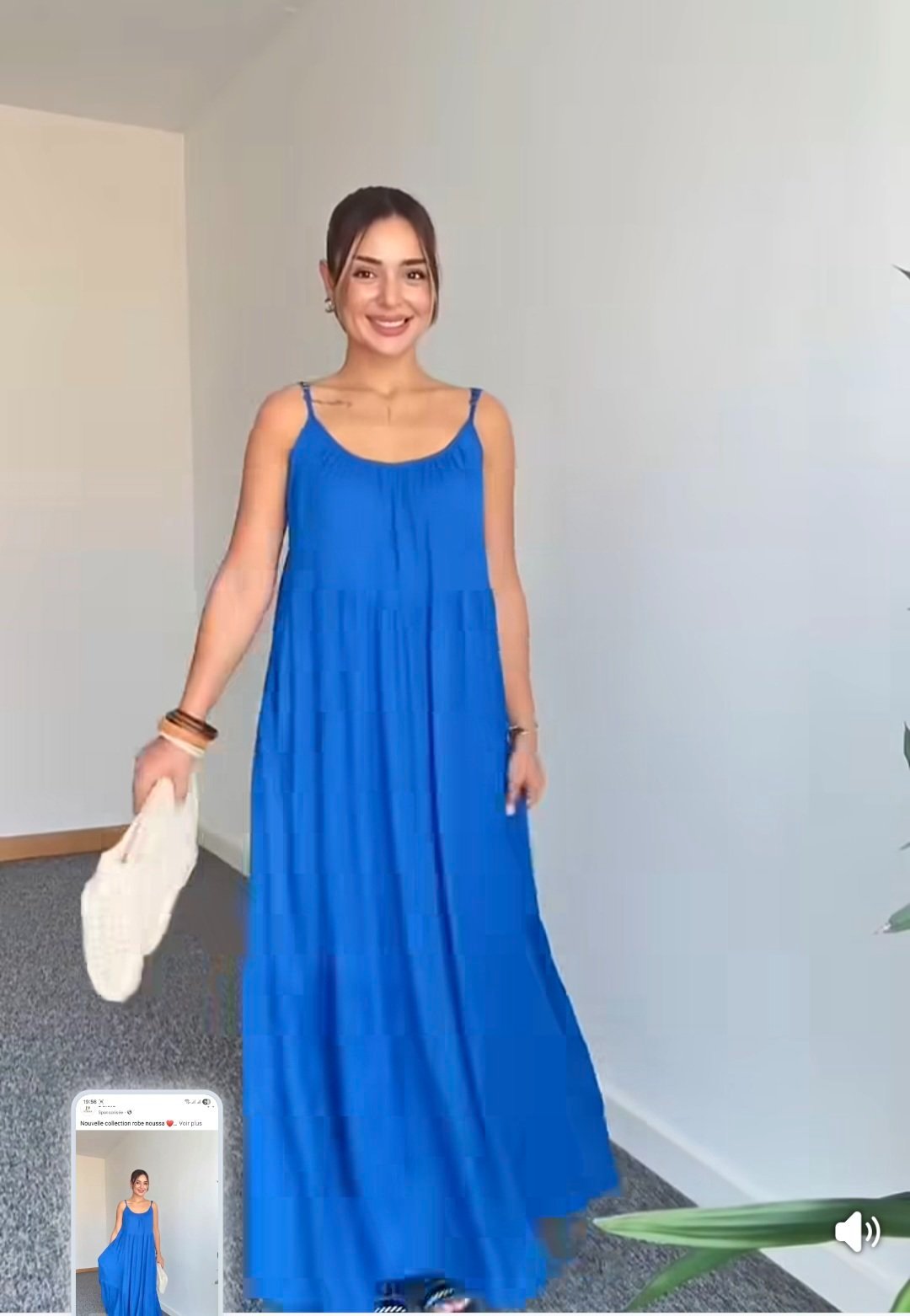 Robe bleu
