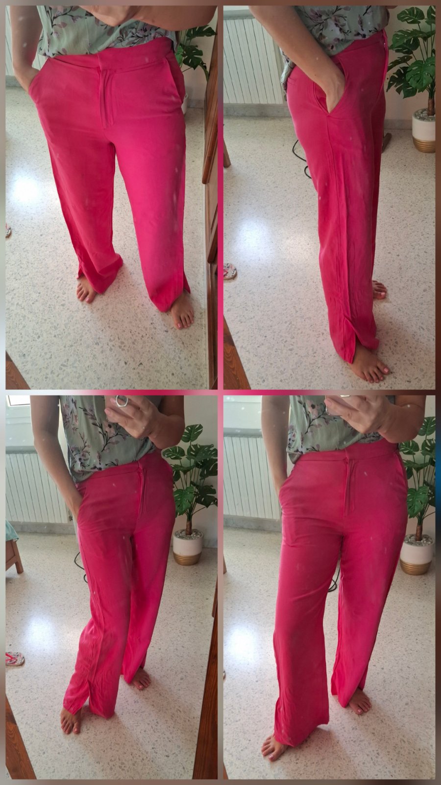 Pantalon eose fushia