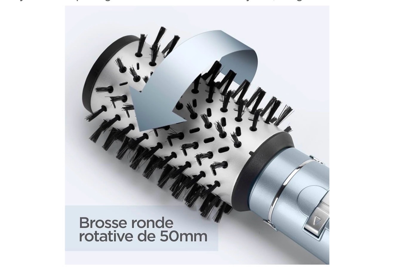 Brosse BABYLISS Rotative Hydro Fusion 