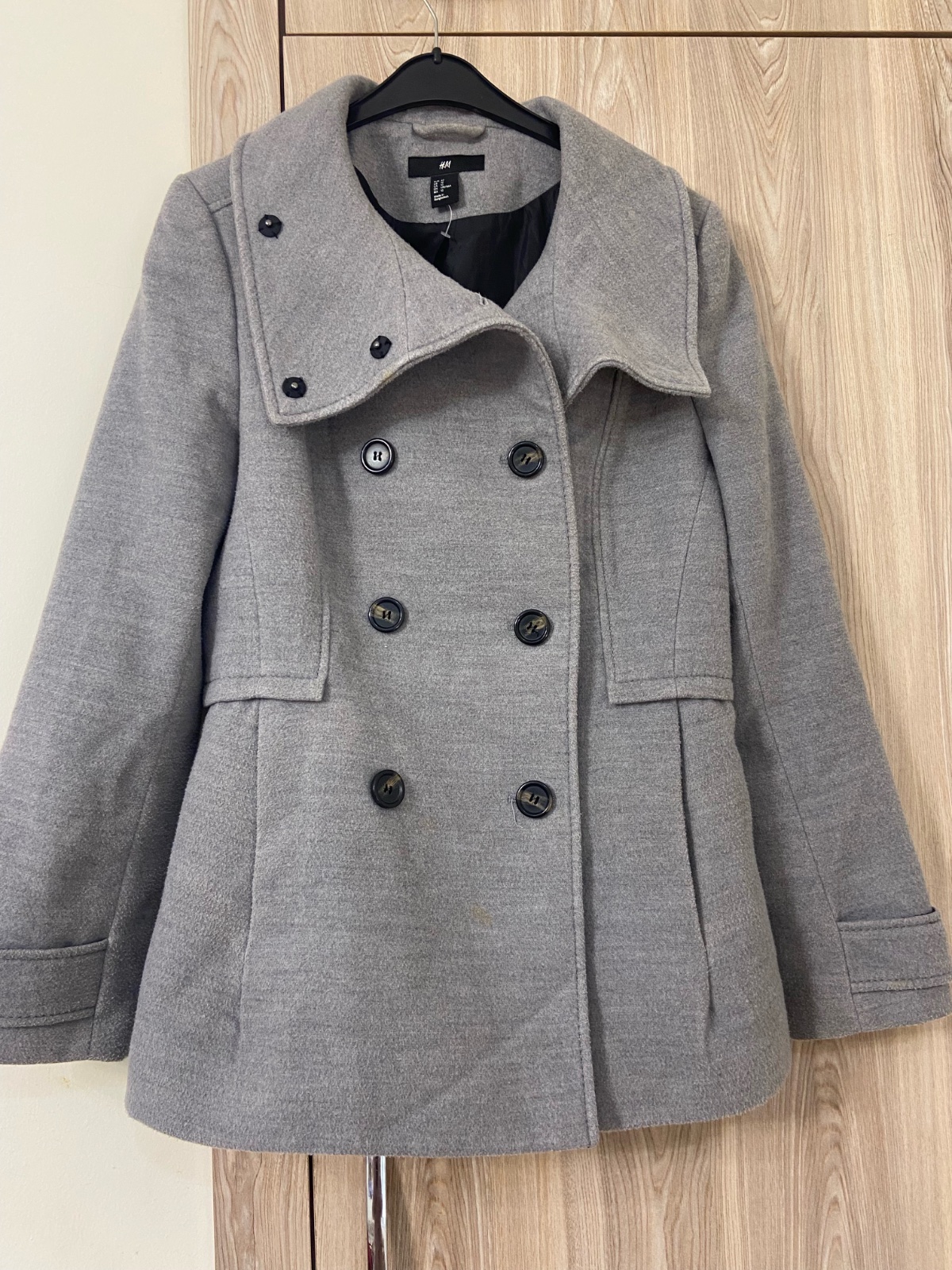 Manteau gris cachemire