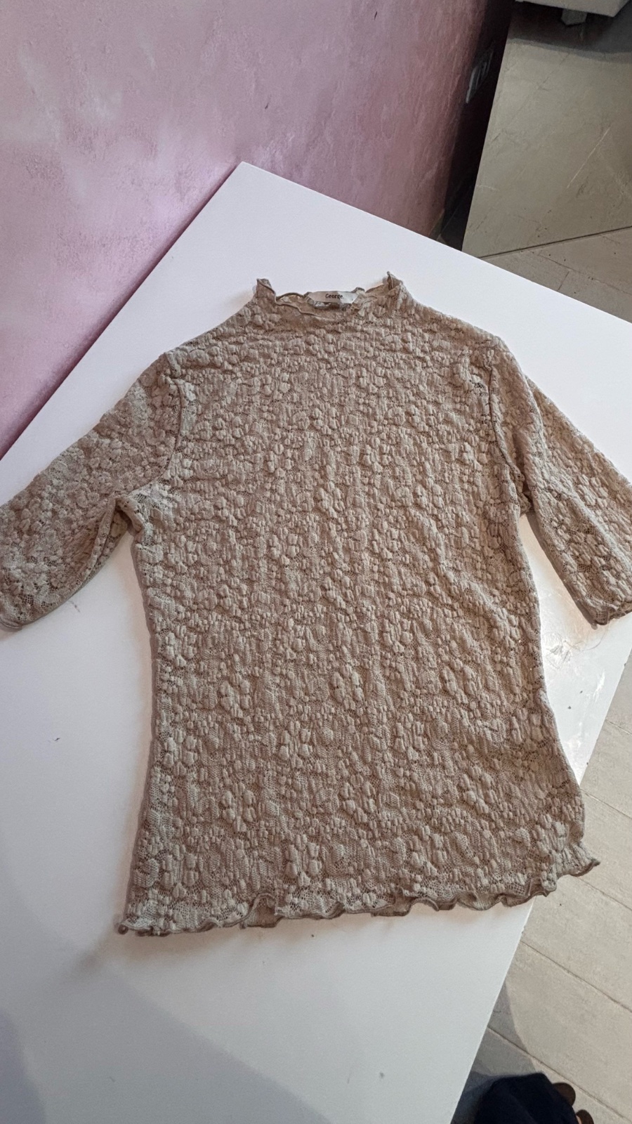 Pull dentelle 