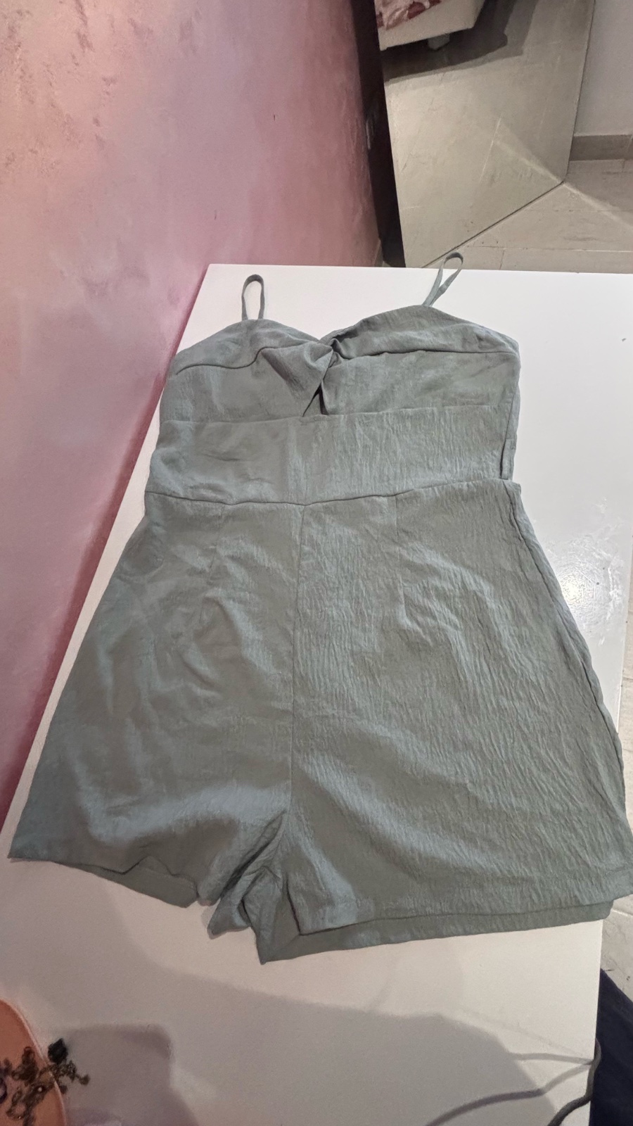 Combi short vert pastel