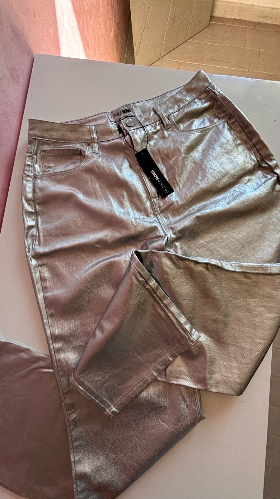 Silver pants 
