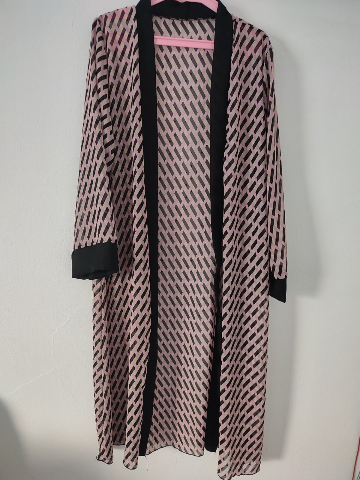Kimono rose transparent 