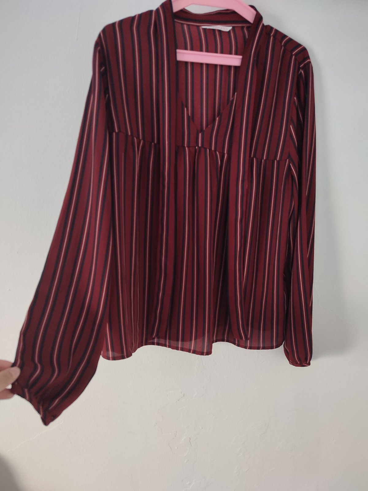 Blouse Rouge bordeaux taille S/M