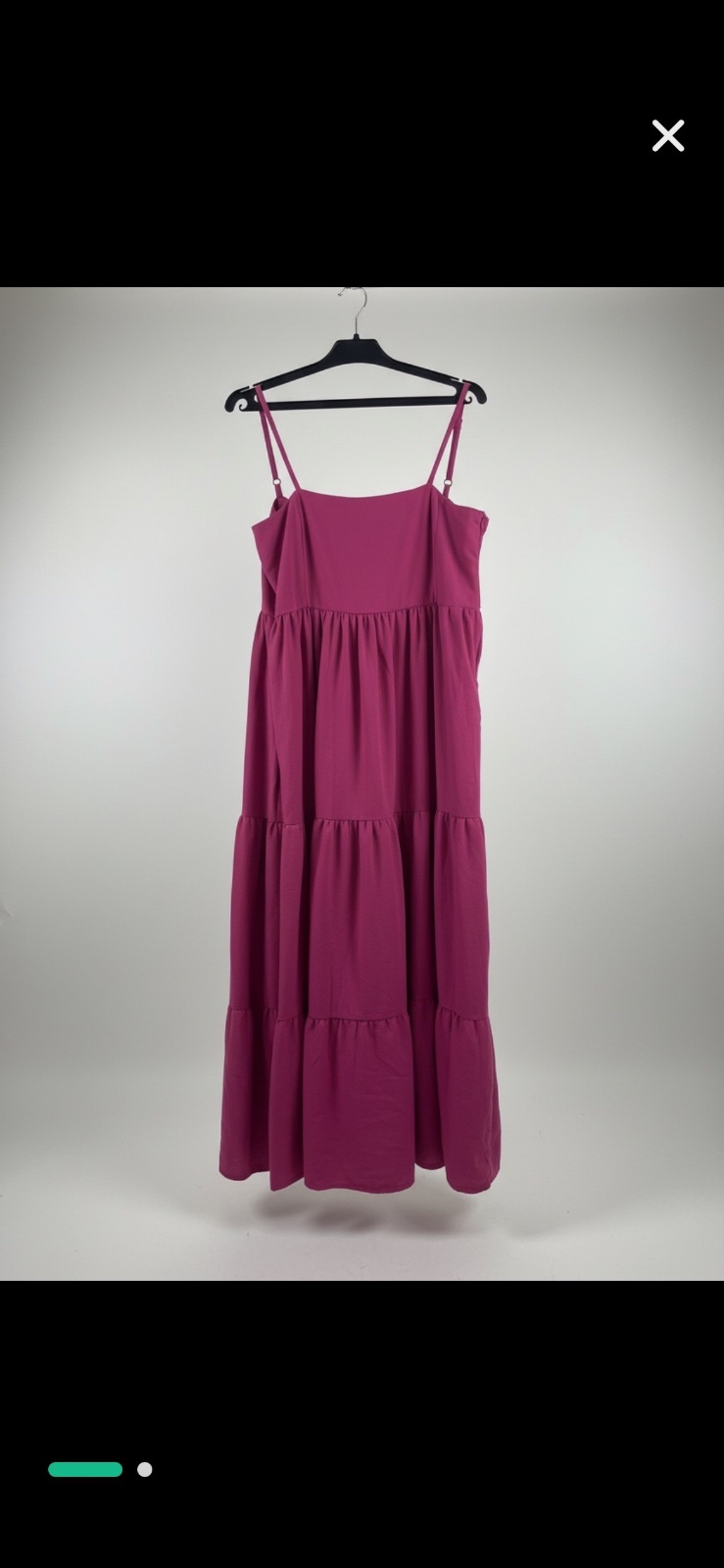 Robe rose longue