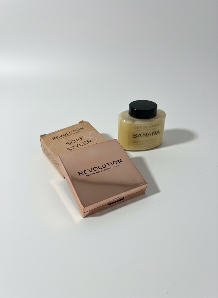 Gel fixateur tres efficace pour les sourcils et banana poudre revolution