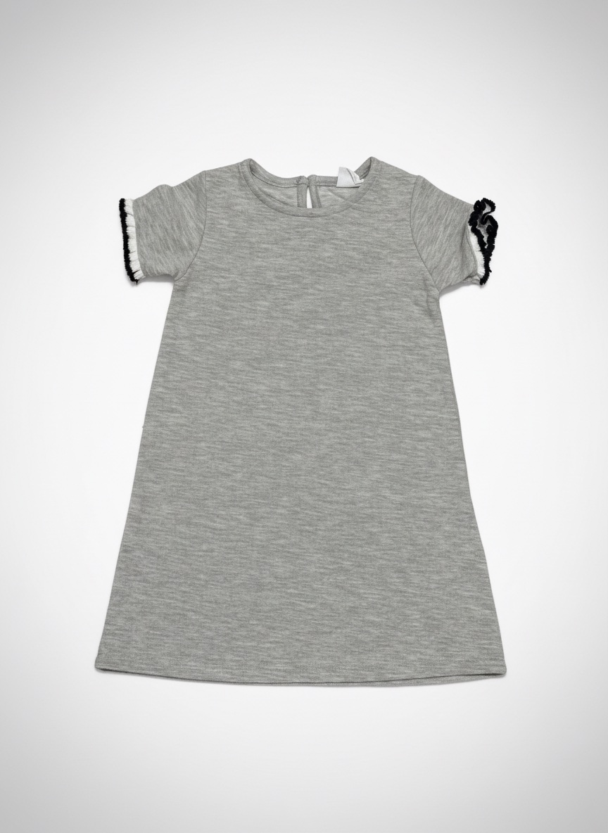 Robe fillete gris