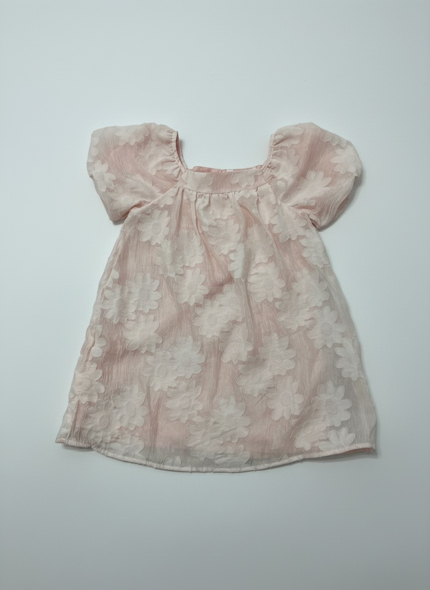 Robe fillete rose poudre