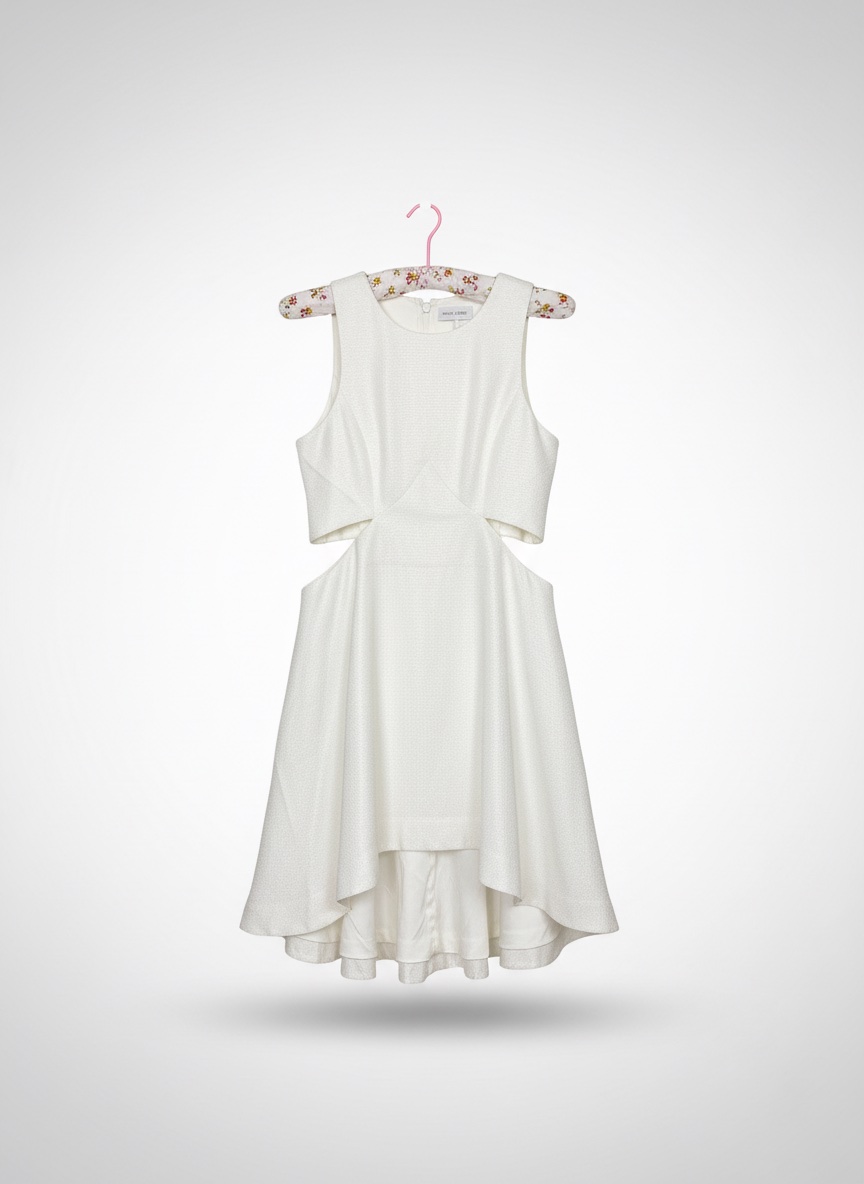 Robe blanche mini 