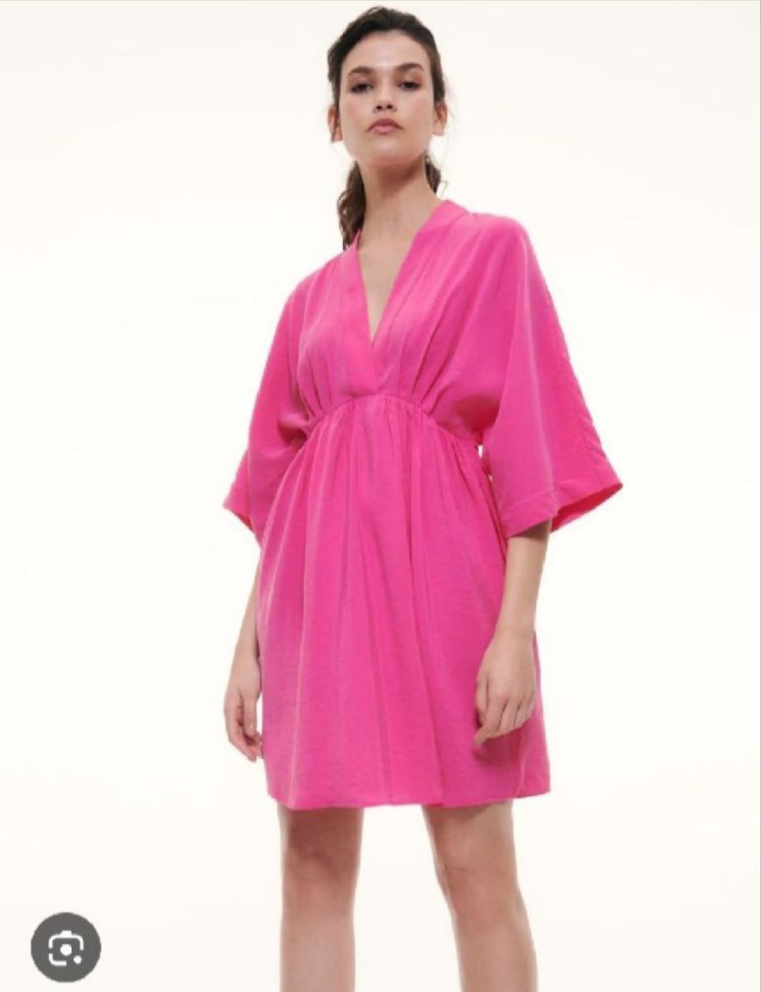 Robe satinée