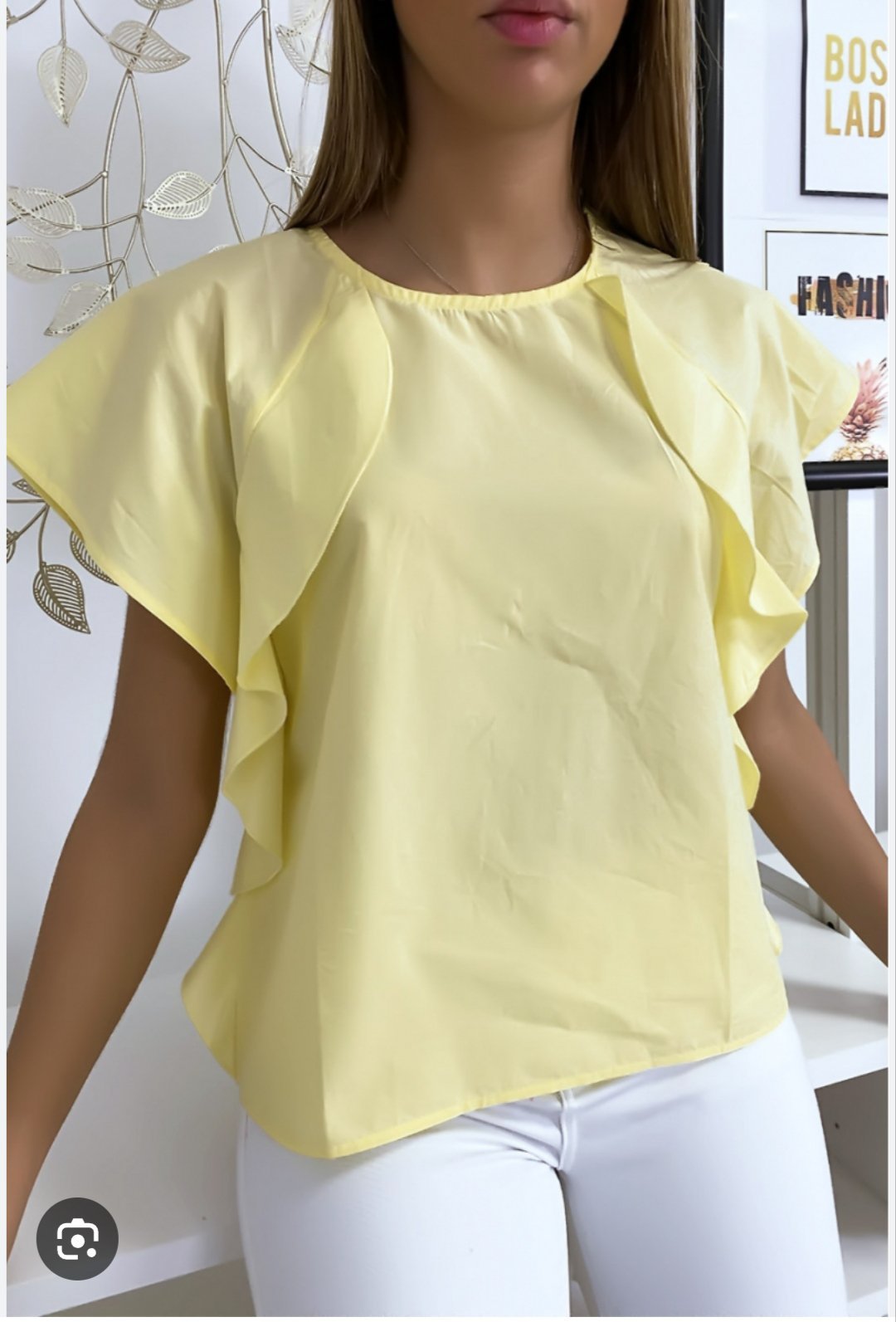 Blouse jaune 