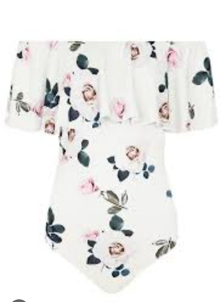 Bodysuit fleuri