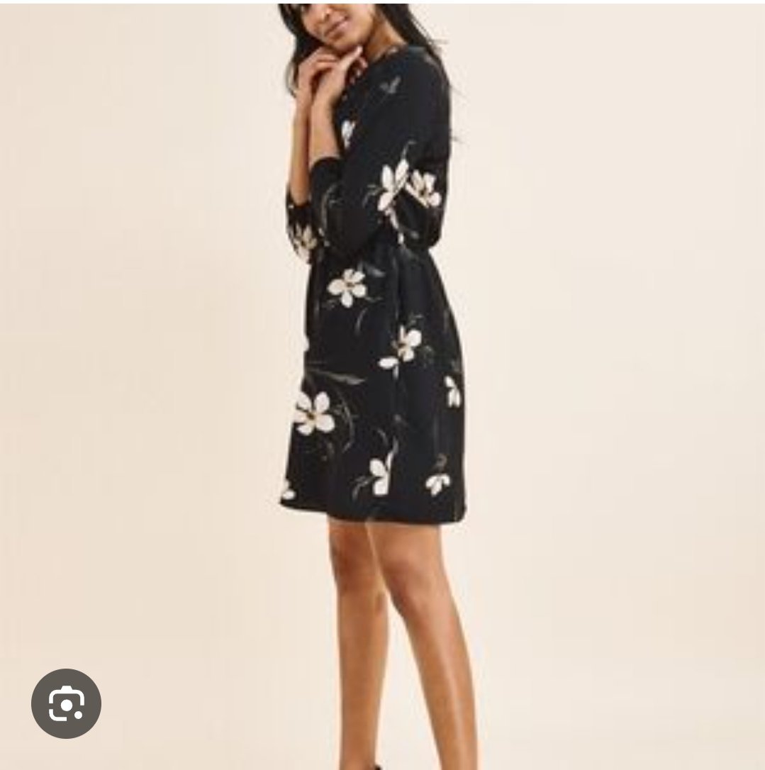 Robe 3/4 fleurie