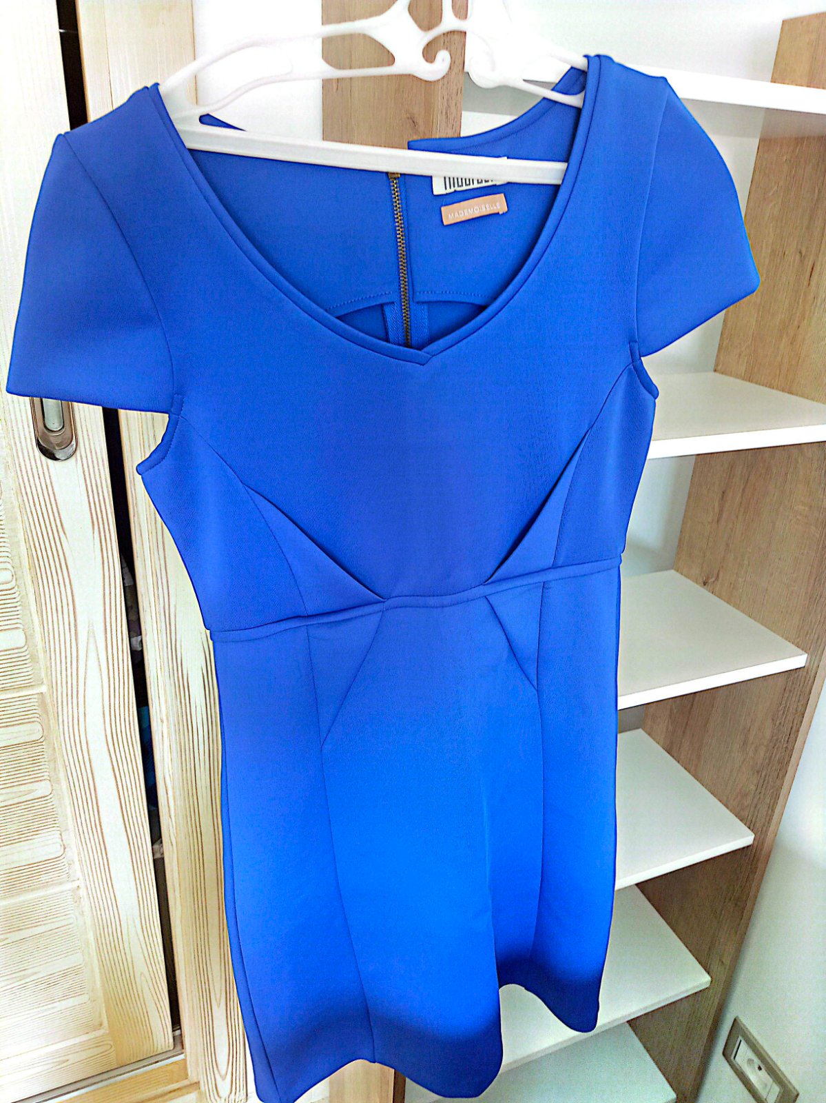 Robe courte bleu