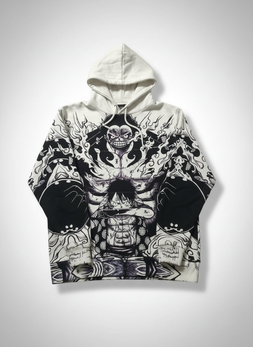 Hoodie one piece luffy Gear 4 