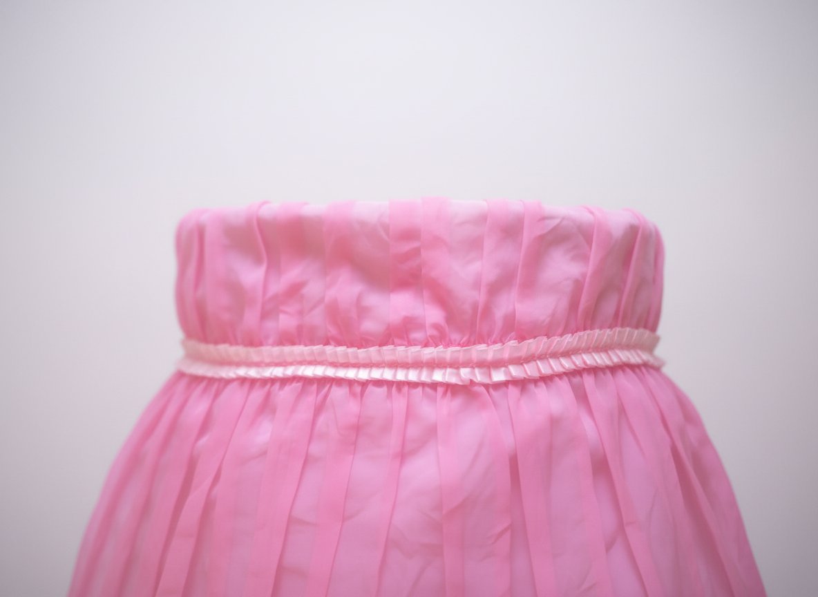 Couvre lit rose bébé 