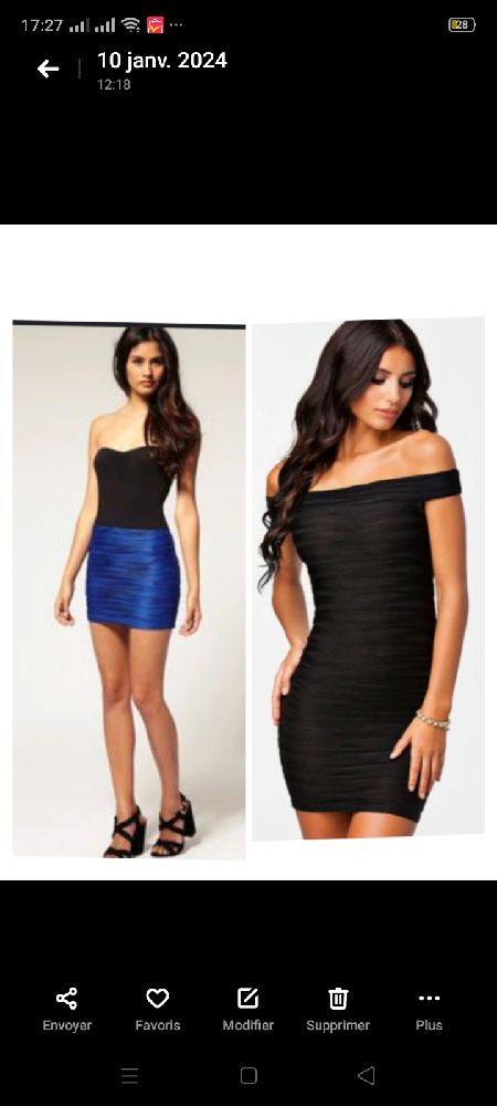 Lot robe et jupe 