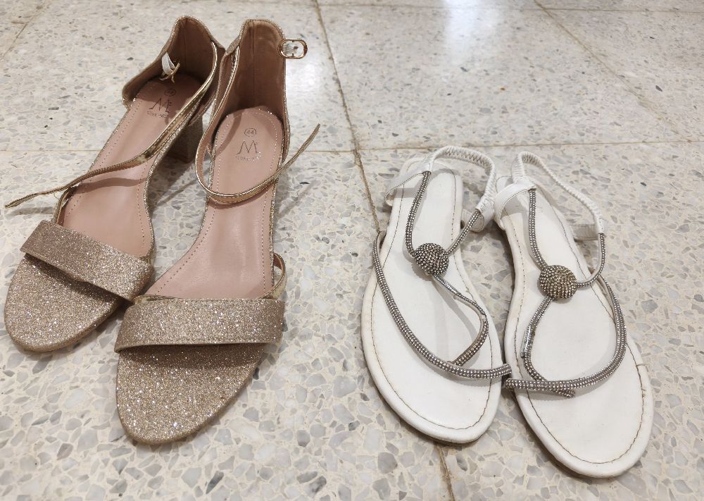 Lot de 2 sandales p44