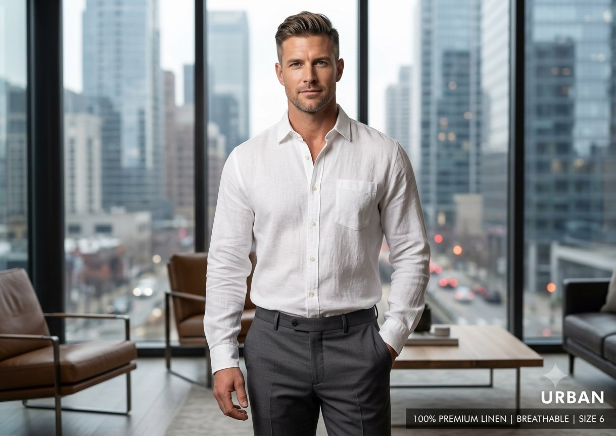 Chemise homme lin