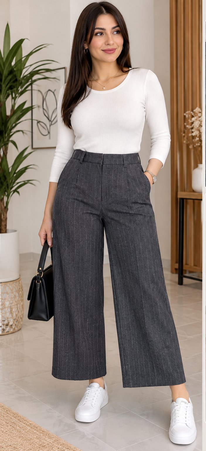 Pantalon large 