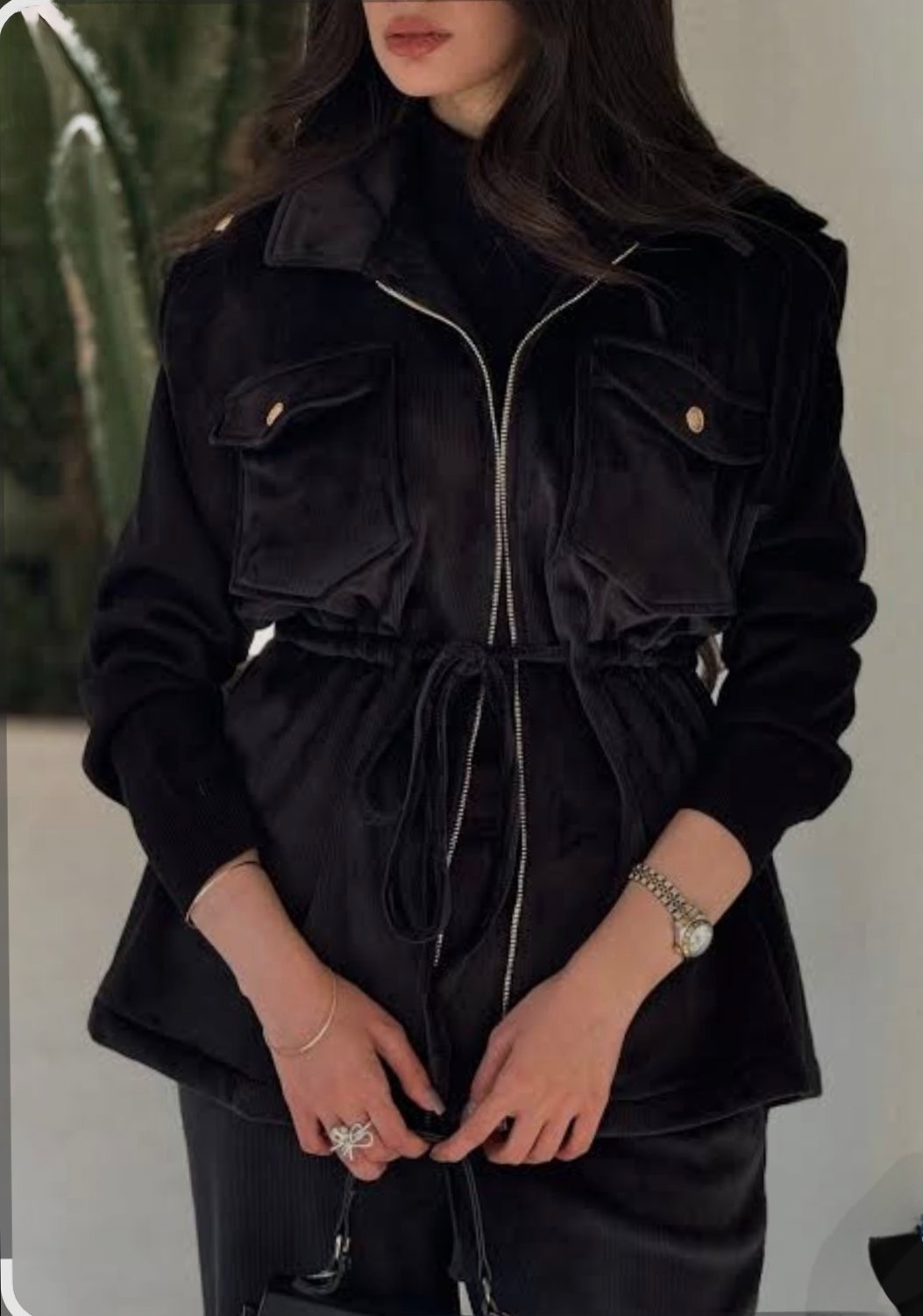 Veste chic velour