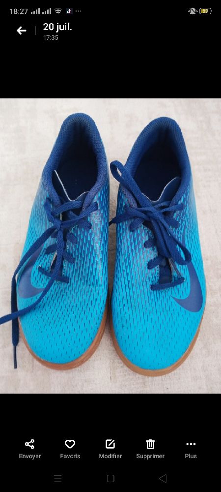 Basket enfant nike