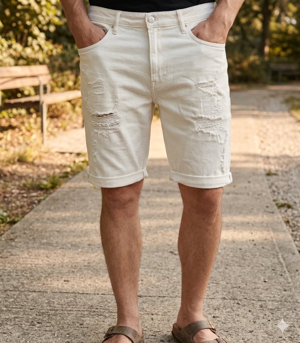 Short jeans homme 