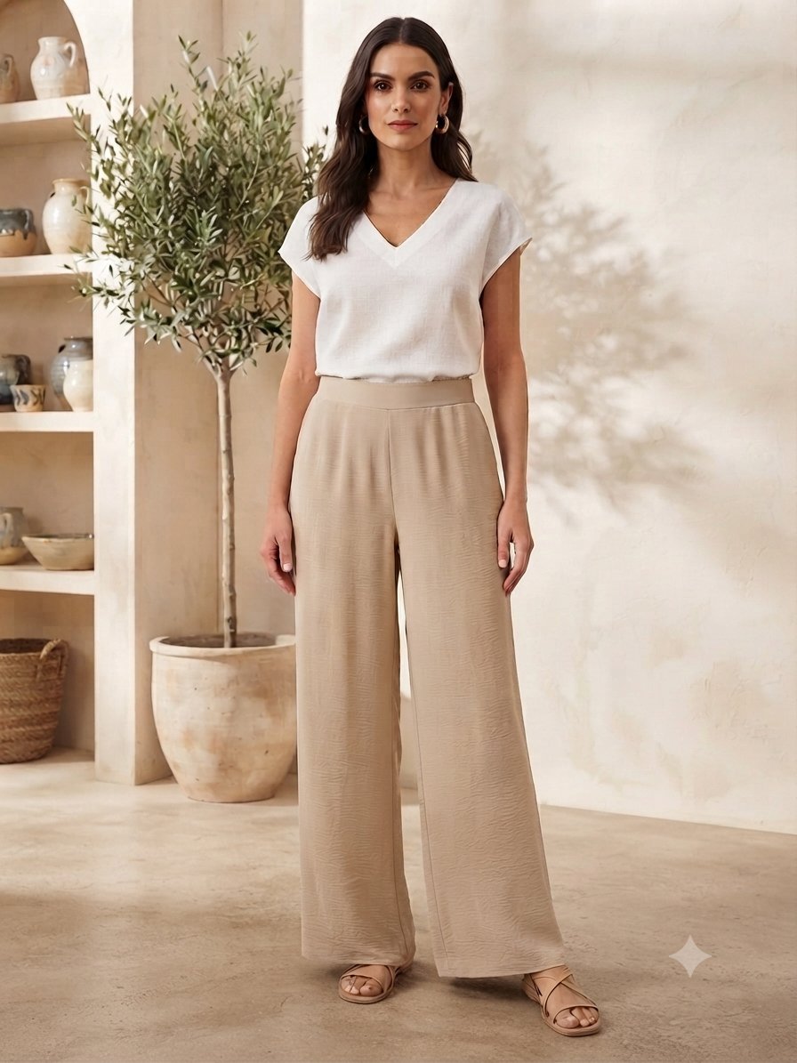Pantalon extra large grand taille 