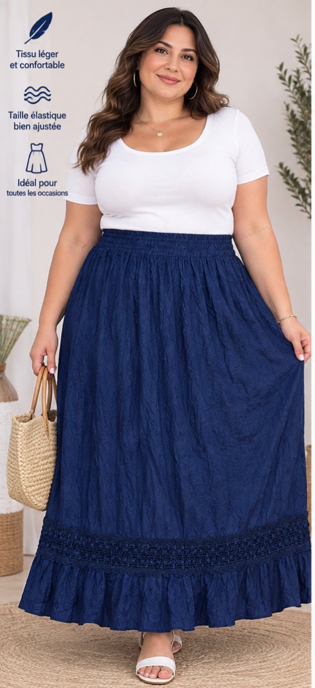 Jupe grande taille kiabi