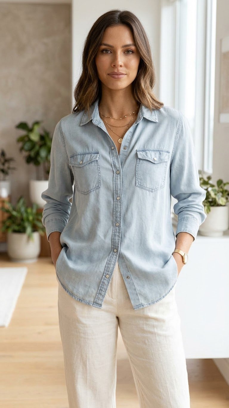 Chemise jeans 