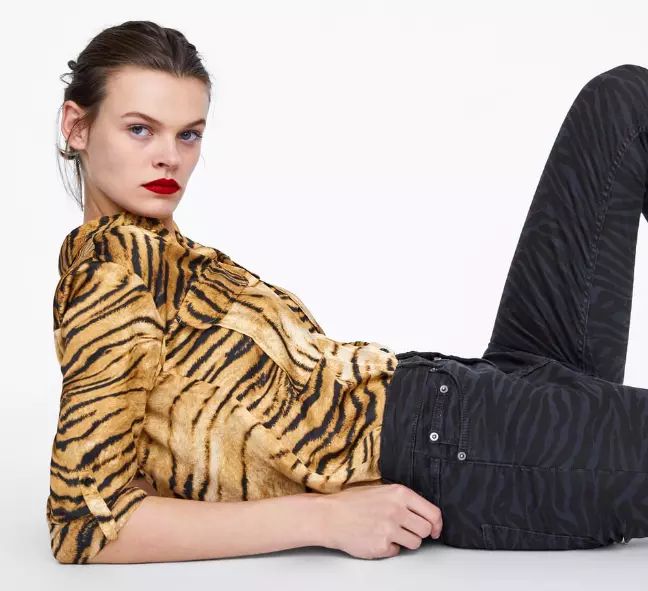Chemise tigre Zara