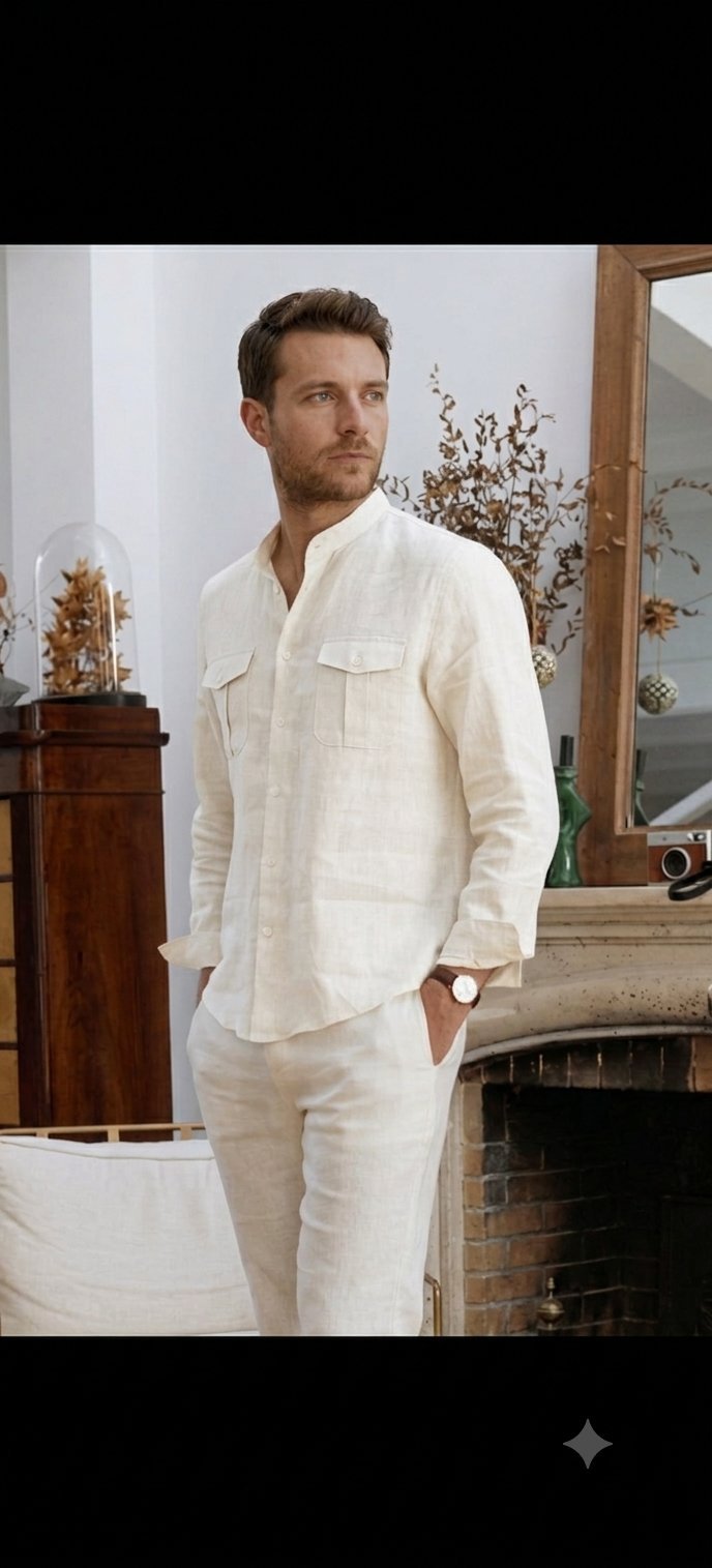 Chemise homme lin