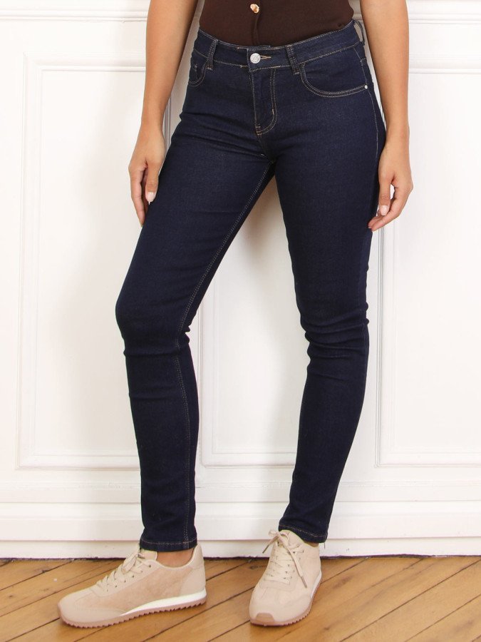 Pantalon jean élastique