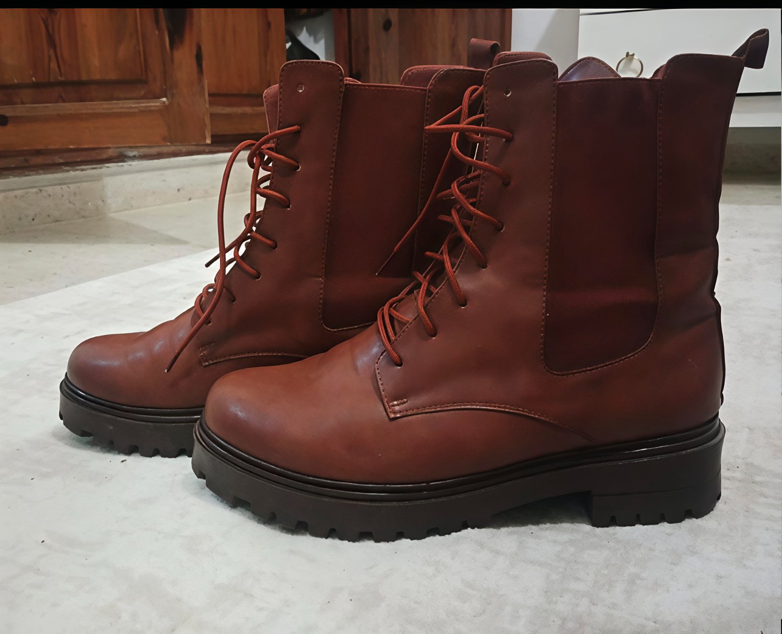 Botte marron 
