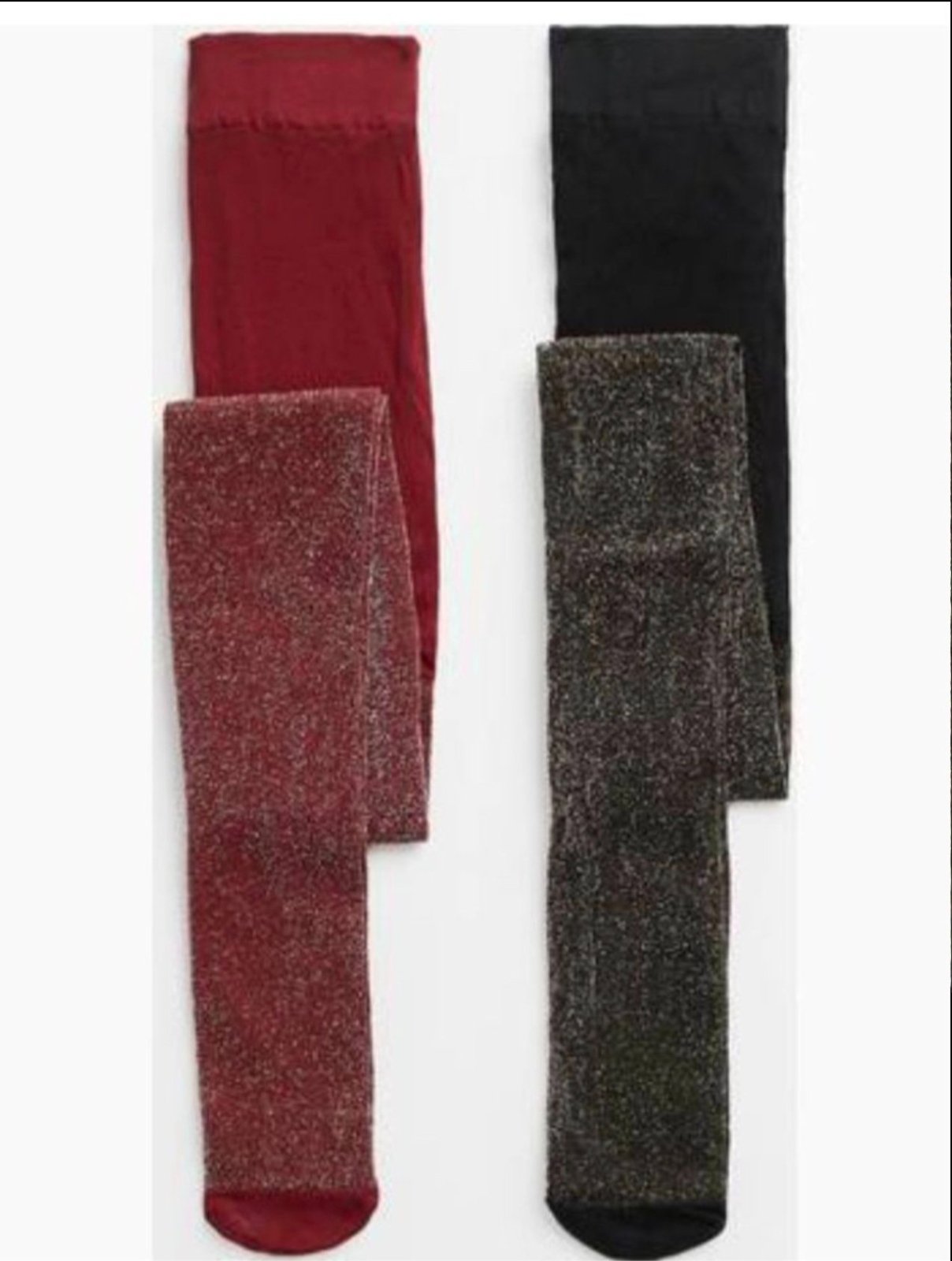 Lot de 2 collants bling bling 