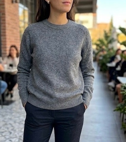 Pull Basique ZARA – Gris Chiné Doux