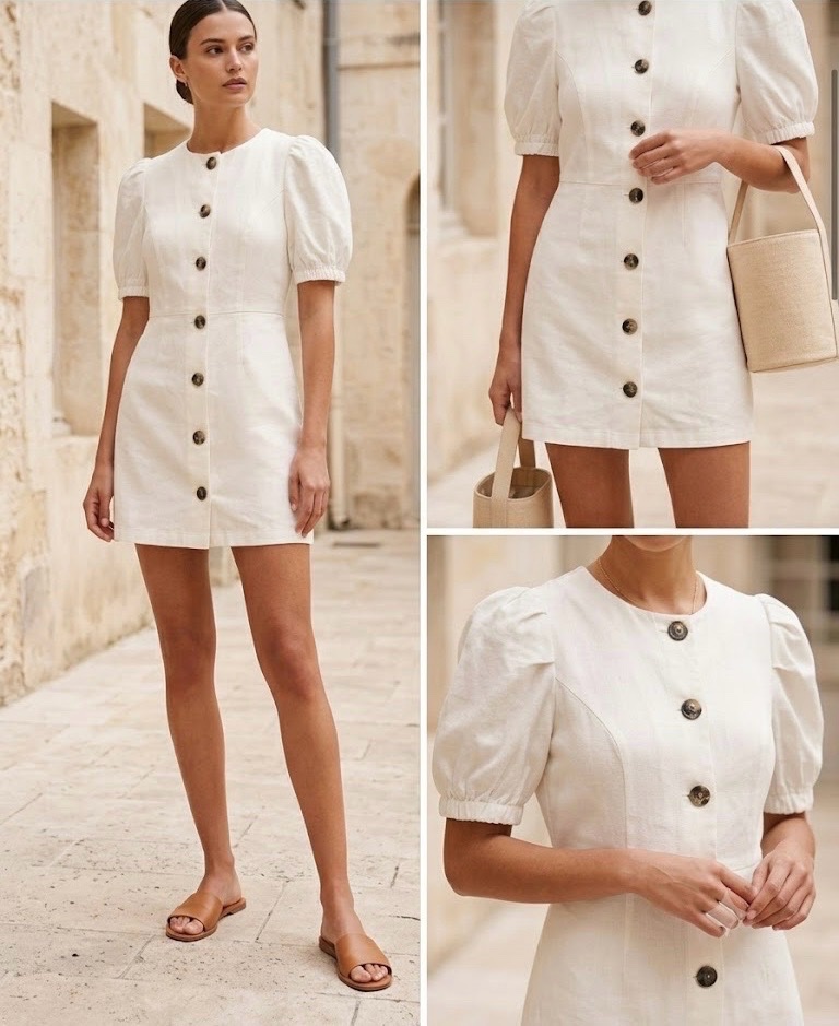Robe ZARA Blanche
