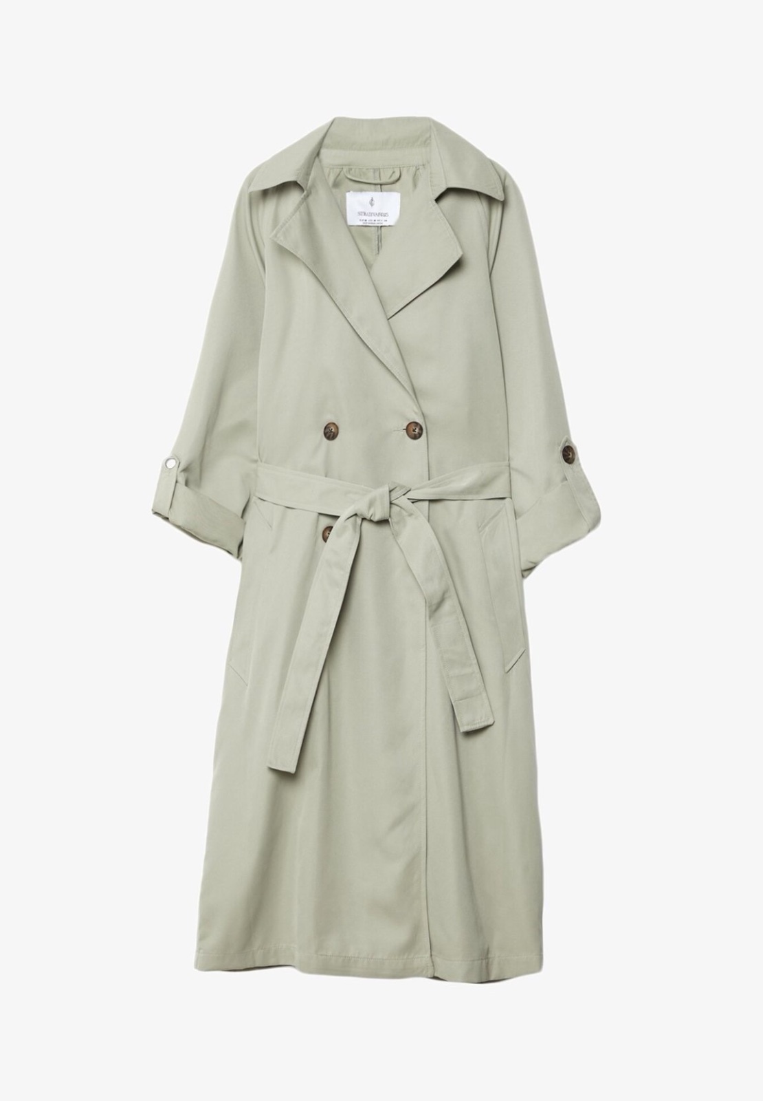 Trench-coat Classiq Vert Sauge