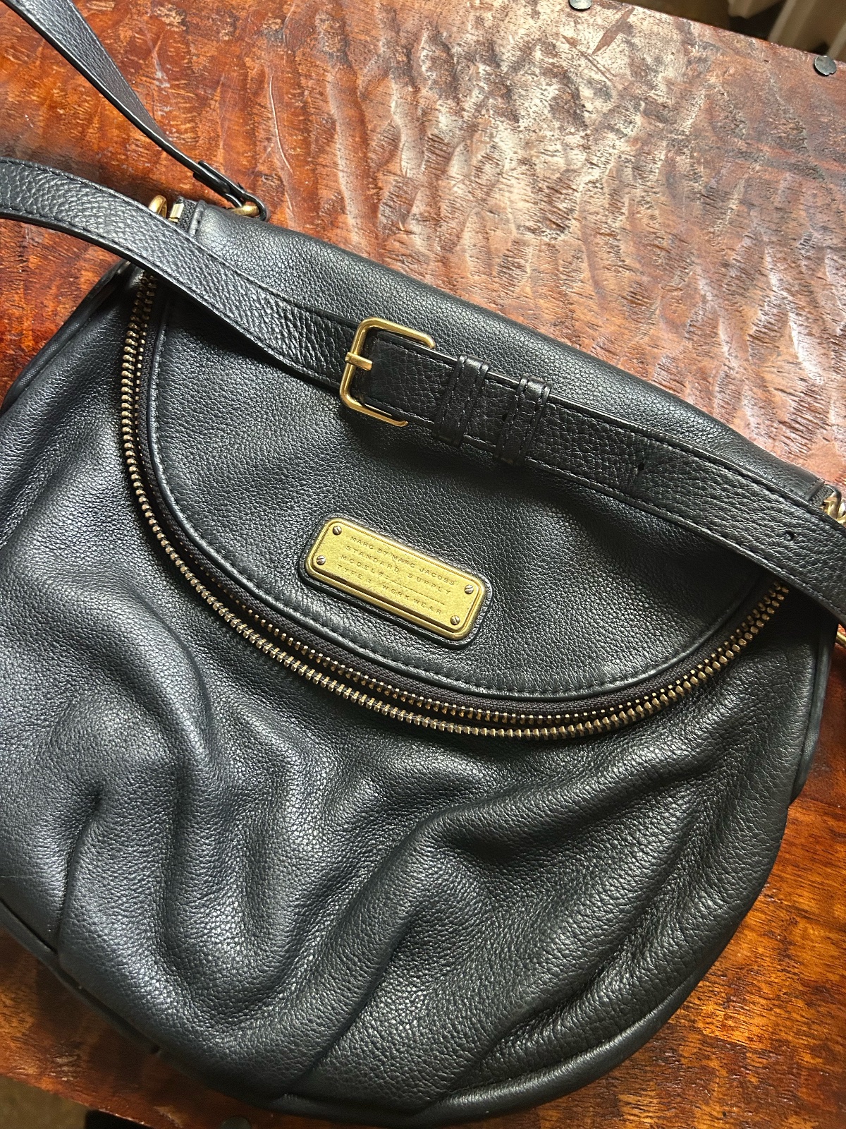 Sac Noir Cuir Marc Jacobs
