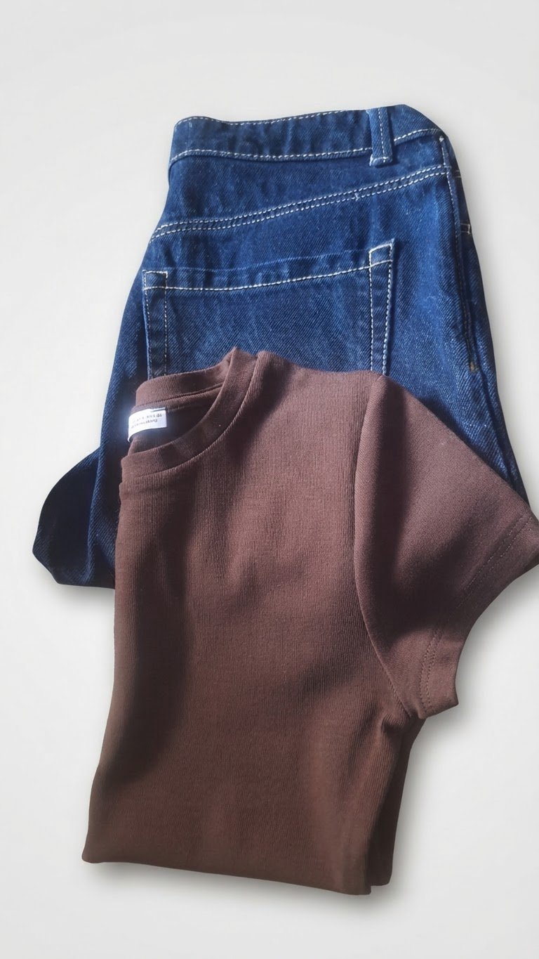 Tee-shirt crpped Bershka 