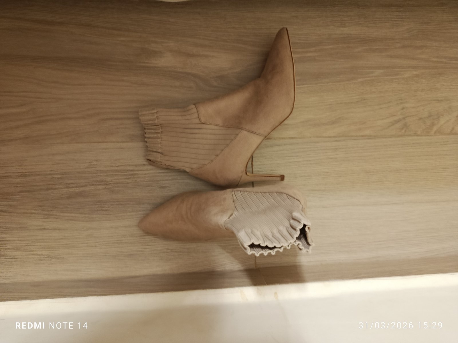 Bottines Zara pointure 37 nude