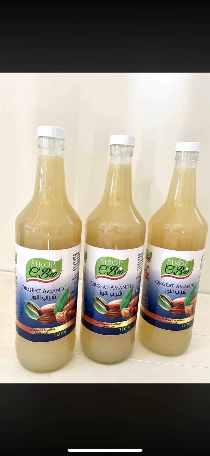Orgeat / sirop de rose et de menthe 