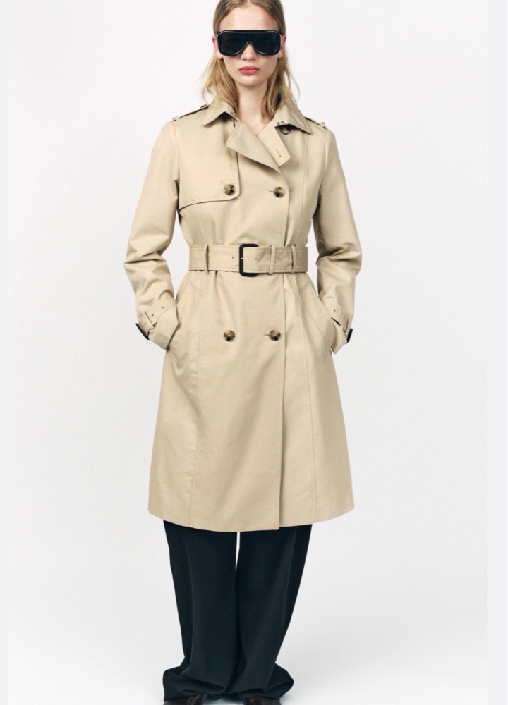 Trenche coat zara 