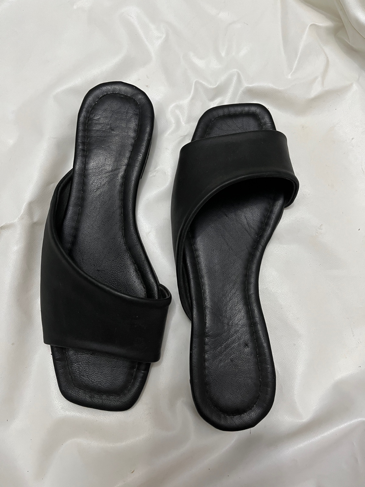 Mules en cuir 